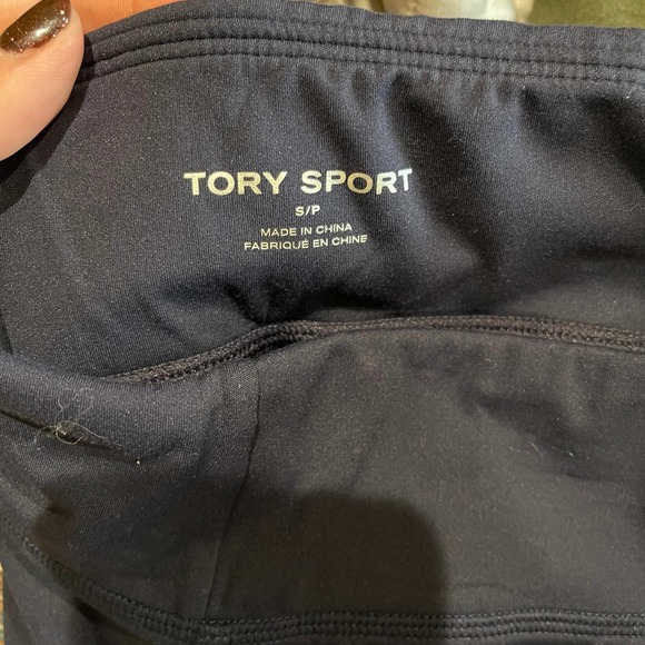 Tory Sport Women's High-Rise Weightless Chevron Leggings - Picture 8 of 9